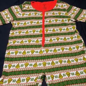 The Grinch Family Faces Onesie